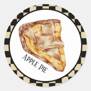 cute apple pie add text sticker 