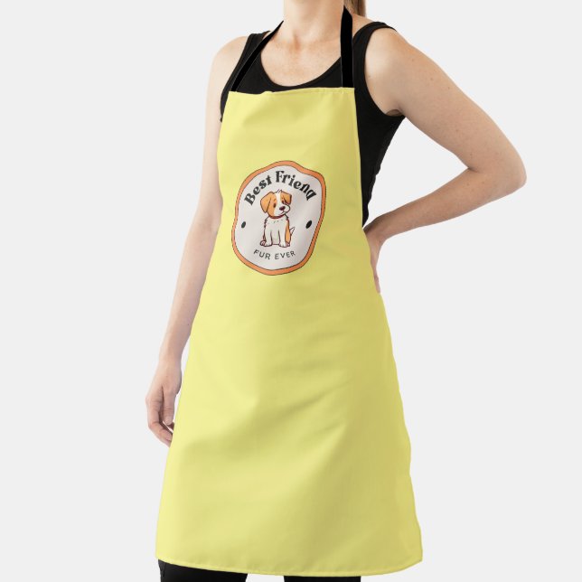 CUTE! Apron - Best Friend Fur Ever - Puppy (Insitu)