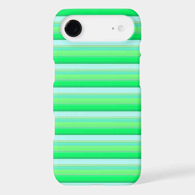 Cute aqua green stripes (Back)