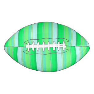 Cute aqua green stripes football