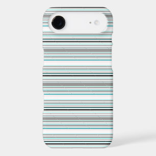 Cute aqua grey stripes