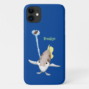 Cute Archerfish cartoon illustration Case-Mate iPhone Case