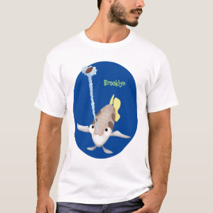 Cute Archerfish cartoon illustration T-Shirt