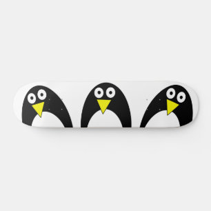 Cute arctic penguin drawing   skateboard