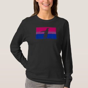 Cute Arctic Penguin Love Gay Bisexual Pride Flag Z T-Shirt