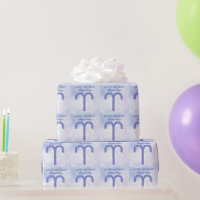 Cute Aries Sign Custom Purple Astrology Birthday