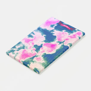 Cute Art Clouds Lined Personalised Post It Notes