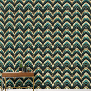 Cute art Deco tiled pattern  Wallpaper
