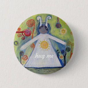 Cute Art Drawong, Love 6 Cm Round Badge