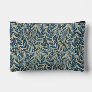 Cute Art Nouveau Watercolor Leaves Cosmetic Bag