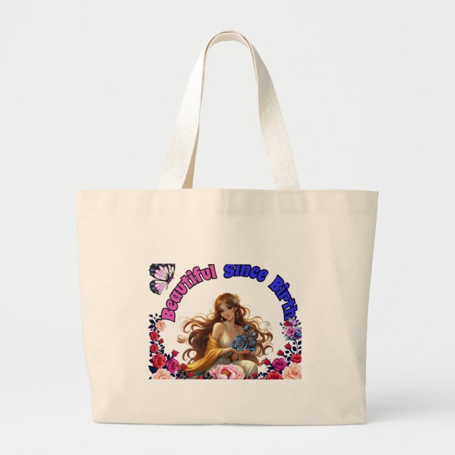 Cute Art Tote Bag – Lightweight, Durable, Stylish (Front)
