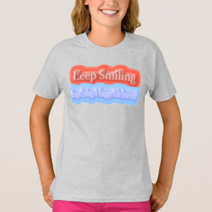 Cute Artwork Design About "Keep Smiling". Buy T-Shirt