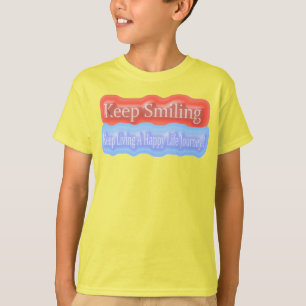 Cute Artwork Design About "Keep Smiling". Buy T-Shirt