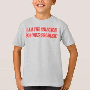 Cute Artwork Design "I AM THE SOLUTION" Buy Now T-Shirt