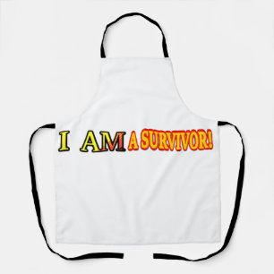 Cute Artwork Design "SURVIVOR". Buy Now Apron