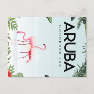 cute Aruba Holiday Postcard