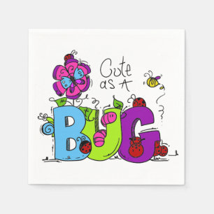 Cute as a Bug Napkin