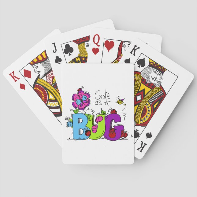 Cute as a Bug Playing Cards (Back)