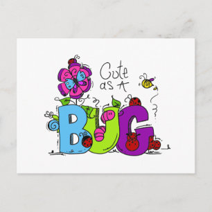 Cute as a Bug Postcard