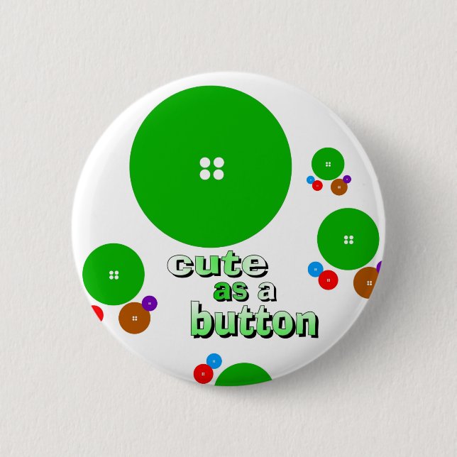 Cute as a Button (Front)