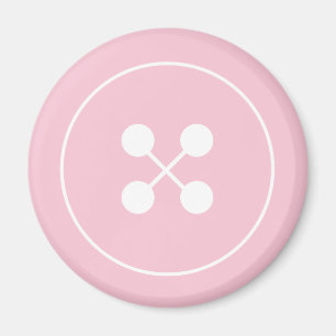 Cute as a Button Baby Shower Magnet Favour