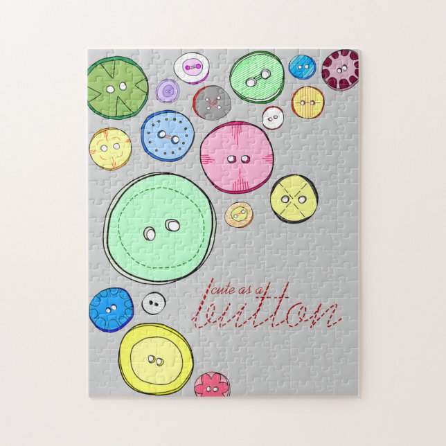 Cute as a Button Jigsaw Puzzle (Vertical)