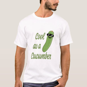 Cute as a Cucumber! Cute Cucumber Cartoon T-Shirt