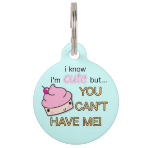 Cute As A Cupcake Pet ID Tag