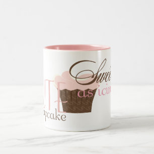Cute as a cupcake! Pink & Brown Two-Tone Coffee Mug