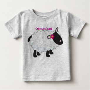 Cute as a Lamb Infant Sleeper Baby T-Shirt
