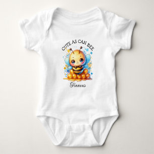 Cute as Can Bee   Honey bee Baby Boy's Bodysuit