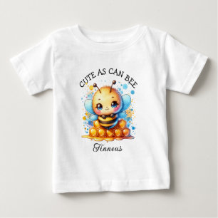Cute as Can Bee Honey bee Baby Boy's T-Shirt