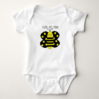 Cute As Can Bee Polka Dot Baby Bodysuit