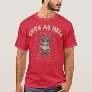 Cute As Hell Baphomet Satan Halloween T-Shirt
