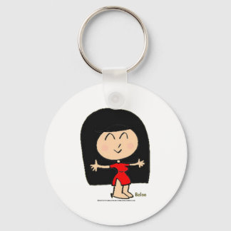 CUTE ASIAN GIRL KEY RING