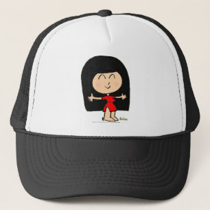 CUTE ASIAN GIRL TRUCKER HAT