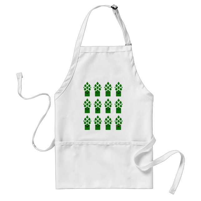 Cute Asparagus Standard Apron (Front)