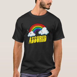 Cute Assured Sarcastic Retro Vintage 80's Rainbow T-Shirt