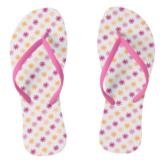Cute asteriskS - Pinks and Oranges Jandals