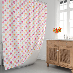 Cute asteriskS - Pinks and Oranges Shower Curtain