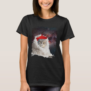 Cute Astro Space Cat In Universe T-Shirt
