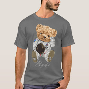 Cute Astronaut Bear  Adograble  T-Shirt
