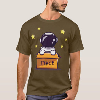 Cute Astronaut In Box 1 T-Shirt