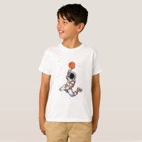 Cute Astronaut Outer Space Basketball Kids'