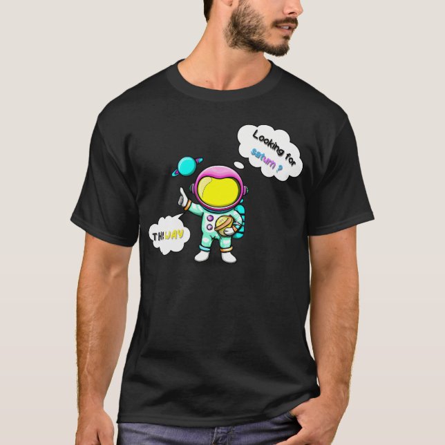 Cute Astronaut T-Shirt (Front)