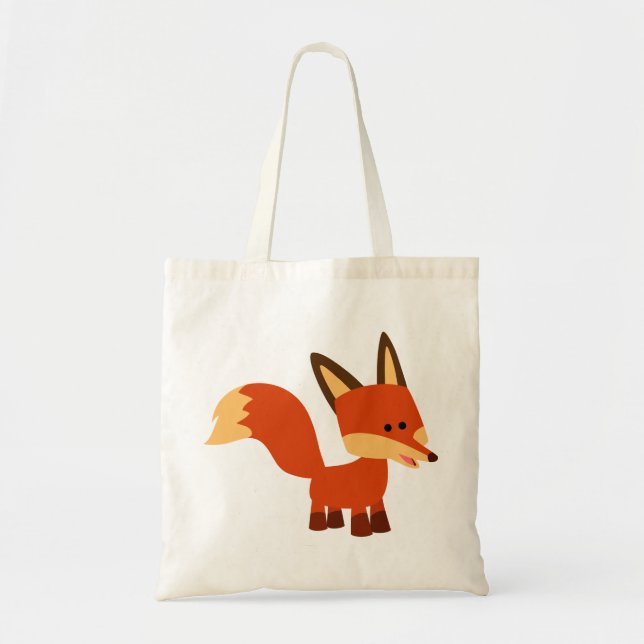 Cute Astute Cartoon Fox Bag (Front)