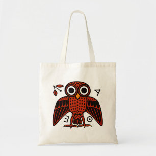 Cute Athenian Owl from Ancient Greece Tote Bag