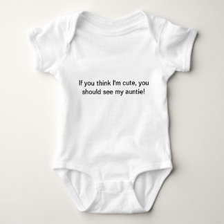 cute aunt baby bodysuit