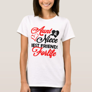 cute Aunt Niece BFF word art T-Shirt
