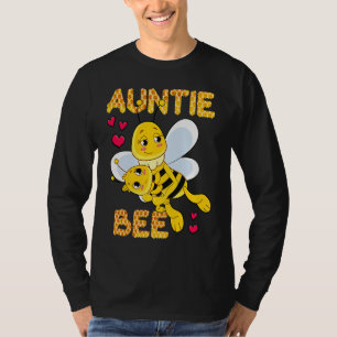 Cute Auntie Bee Mother's Day Beekeeper Matching Fa T-Shirt